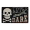 Contemporary Home Living Black and White Enter If You Dare Halloween Door Mat 18&#x22; x 30&#x22;